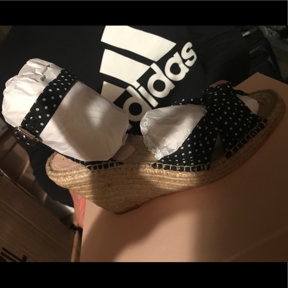 Polkadot wedge espadrille sandal - Picture 5 of 5